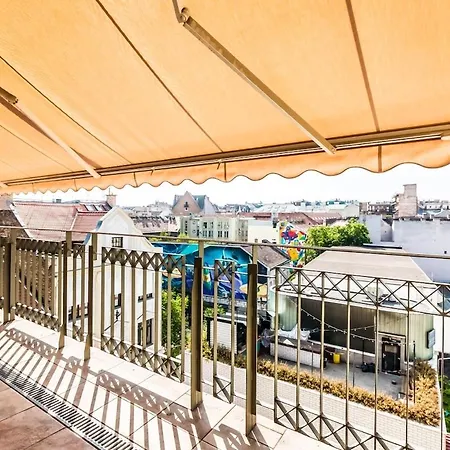 Penthouse Free Parking 2balconies Ac Appartement