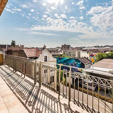 Penthouse Free Parking 2balconies Ac Boedapest