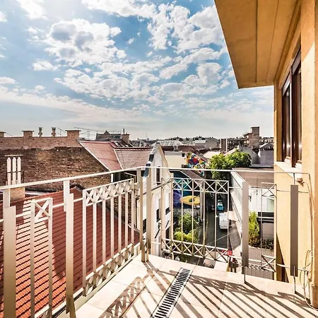 Penthouse Free Parking 2balconies Ac * Budapeşte
